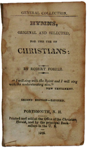 Foster. Hymns, Original and Selected, for the use of Christians