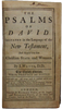 Watts, I. The Psalms of David Imitated in the Language of the New Testament (1732) 8th ed.