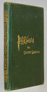 Lanier, Sidney. Poems [signed by Henry Wysham Lanier]