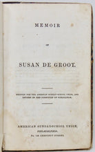 Load image into Gallery viewer, [Child Death Memoir] Memoir of Susan De Groot