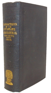 Transactions of the New York State Agricultural Society, for the year 1869