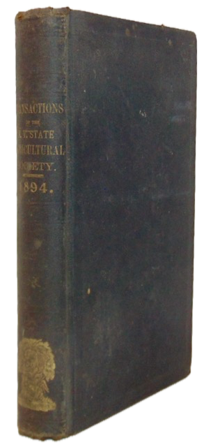 Fifty-fourth Annual Report of the New York State Agricultural Society for the year 1894