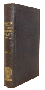 [Texas Cattle Disease] Transactions of the New York State Agricultural Society Part II. Volume XXVII - 1867