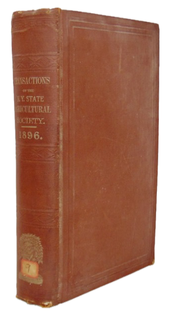 Fifty-sixth Annual Report of the New York State Agricultural Society, For the Year 1896