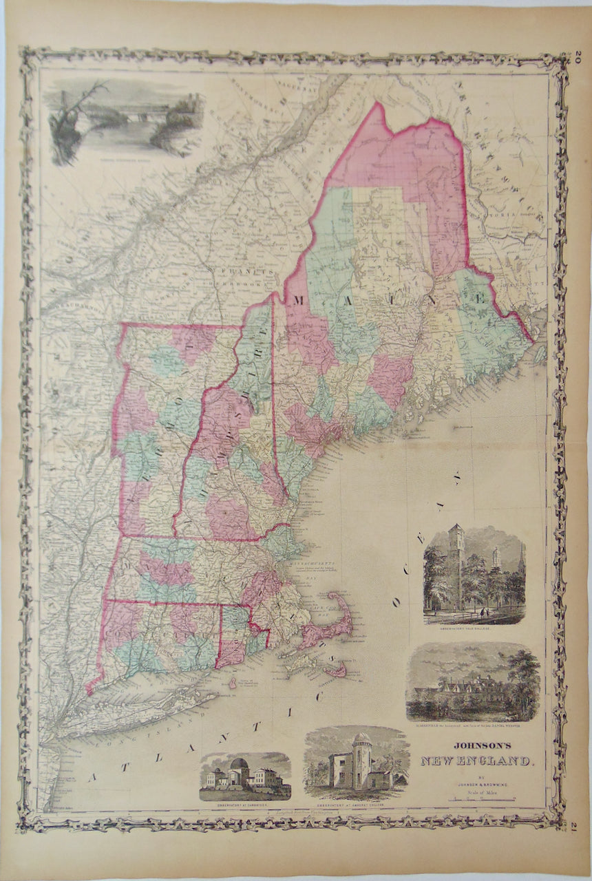 [MAP] Johnson's New England (c. 1860)