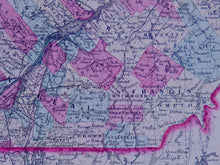 Load image into Gallery viewer, [MAP] Johnson&#39;s Lower Canada and New Brunswick with Johnson&#39;s Upper Canada