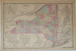 [MAP] Johnson's New York (c. 1860)