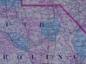 [MAP] Johnson's North and South Carolina (c. 1860)