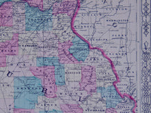 Load image into Gallery viewer, [MAP] Johnson&#39;s Missouri and Kansas (1865)