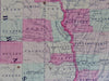 [MAP] Johnson's Iowa and Nebraska  (1864)