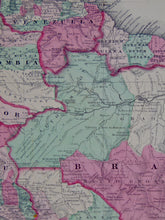 Load image into Gallery viewer, [MAP] Johnson&#39;s South America (1863)