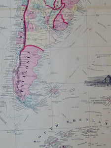 [MAP] Johnson's South America (c. 1861)