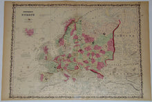 Load image into Gallery viewer, [MAP] Johnson&#39;s Europe (c. 1861)