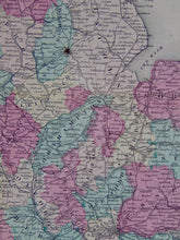 Load image into Gallery viewer, [MAP] Johnson&#39;s England and Wales (c. 1861)