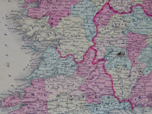 Load image into Gallery viewer, [MAP] Johnson&#39;s Ireland and Johnson&#39;s Scotland (c. 1861)