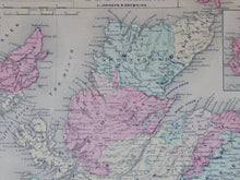 Load image into Gallery viewer, [MAP] Johnson&#39;s Ireland and Johnson&#39;s Scotland (c. 1861)