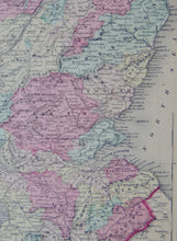 Load image into Gallery viewer, [MAP] Johnson&#39;s Ireland and Johnson&#39;s Scotland (c. 1861)