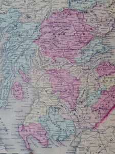 [MAP] Johnson's Ireland and Johnson's Scotland (c. 1861)