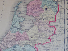 Load image into Gallery viewer, [MAP] Johnson&#39;s France [with] Johnson&#39;s Holland and Belgium (c. 1861)