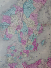 Load image into Gallery viewer, [MAP] Johnson&#39;s Prussia, Norway, Sweden, and Denmark (c. 1861)