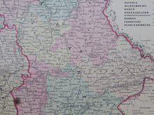 Load image into Gallery viewer, [MAP] Johnson&#39;s Germany no. 2 [with] Johnson&#39;s Germany no. 3. (c. 1861)