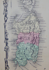 [MAP] Johnson's Northern Italy [with] Johnson's Southern Italy (c. 1861)