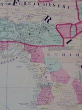 Load image into Gallery viewer, [MAP] Johnson&#39;s Africa (c. 1861)