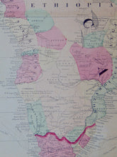 Load image into Gallery viewer, [MAP] Johnson&#39;s Africa (c. 1861)