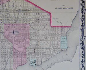 [MAP] Johnson's Georgetown and the City of Washington, the Capitol of the United States of America