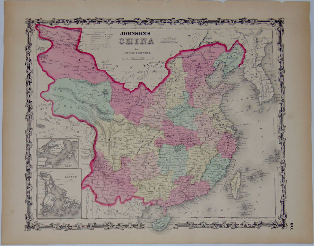 [MAP] Johnson's China (c. 1861)