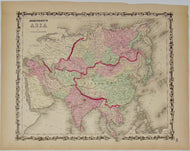 [MAP] Johnson's Asia (c. 1861)