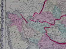 Load image into Gallery viewer, [MAP] Johnson&#39;s Asia (c. 1861)