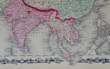 Load image into Gallery viewer, [MAP] Johnson&#39;s Asia (c. 1861)