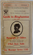 Load image into Gallery viewer, Guide to Binghamton, New York: Information at a Glance for Stranger and Stroller (1934)