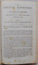 Load image into Gallery viewer, The Biblical Repository and Classical Review, 1849 (New School Presbyterian)