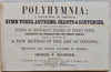 Heuberer. Polyhymnia; A Collection of Original Hymn Tunes