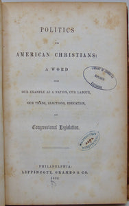 1852 Politics for American Christians