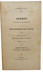 Leonard Woods, Ordination Sermon 1818 of Rev. Joel Hawes