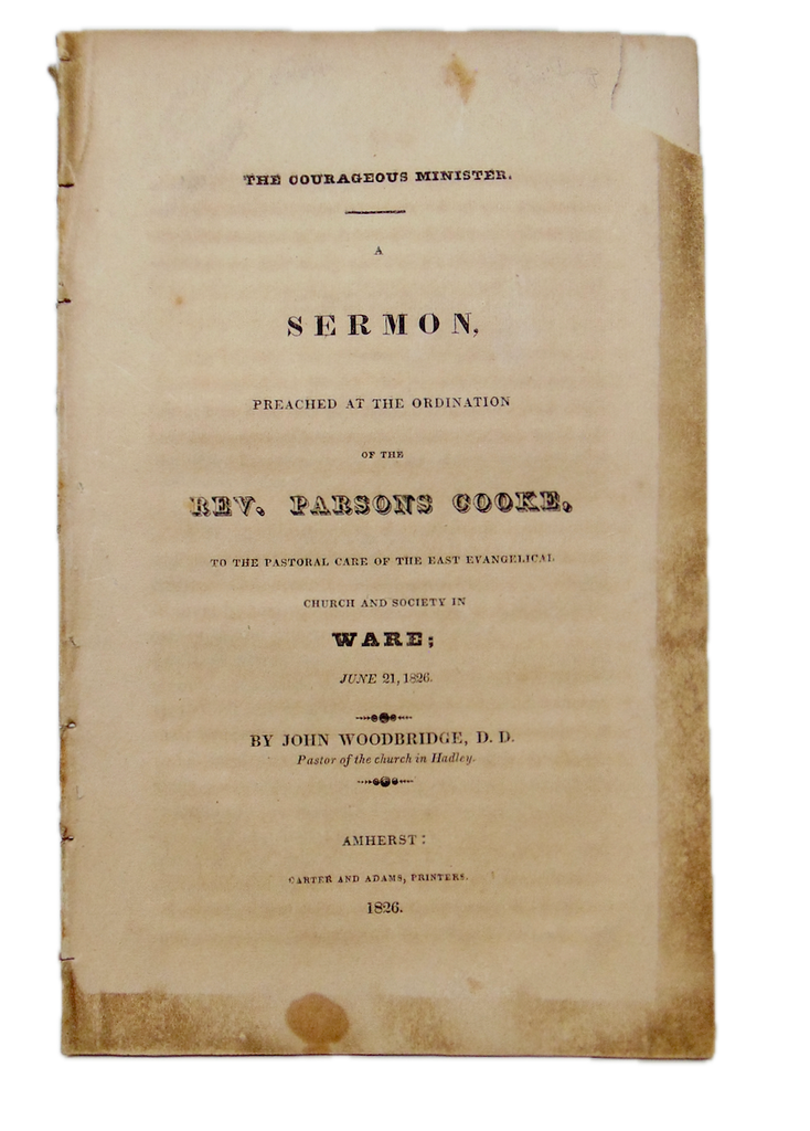 The Courageous Minister, 1826 Ordination Sermon