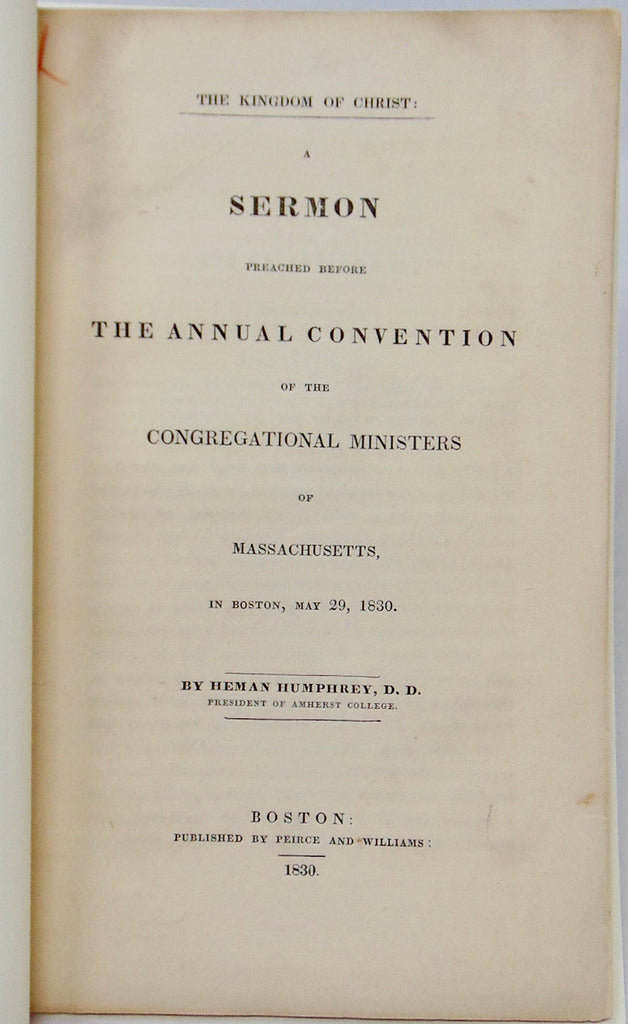 1830 The Duty of Ministers in the Kingdom of Christ