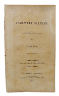 Edward D. Griffin 1809 Farewell Sermon