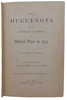 The Huguenots in the Nipmuck Country or Oxford Prior to 1713