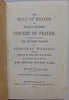 The Holy of Holies, or World's Tri-Daily Concert of Prayer (1861)