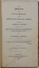 Load image into Gallery viewer, 1833 Defense of the Protestant Episcipal Church, Thomas Brittan