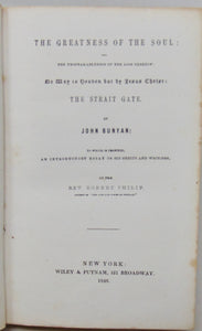 1846 Four Separate Books by John Bunyan, bound as one