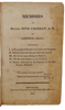 1817 Memoirs of Doctor Seth Coleman, Deacon First Church Amherst