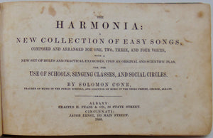 The Harmonia: A New Collection of Easy Songs, Solomon Cone, Albany Presbyterian