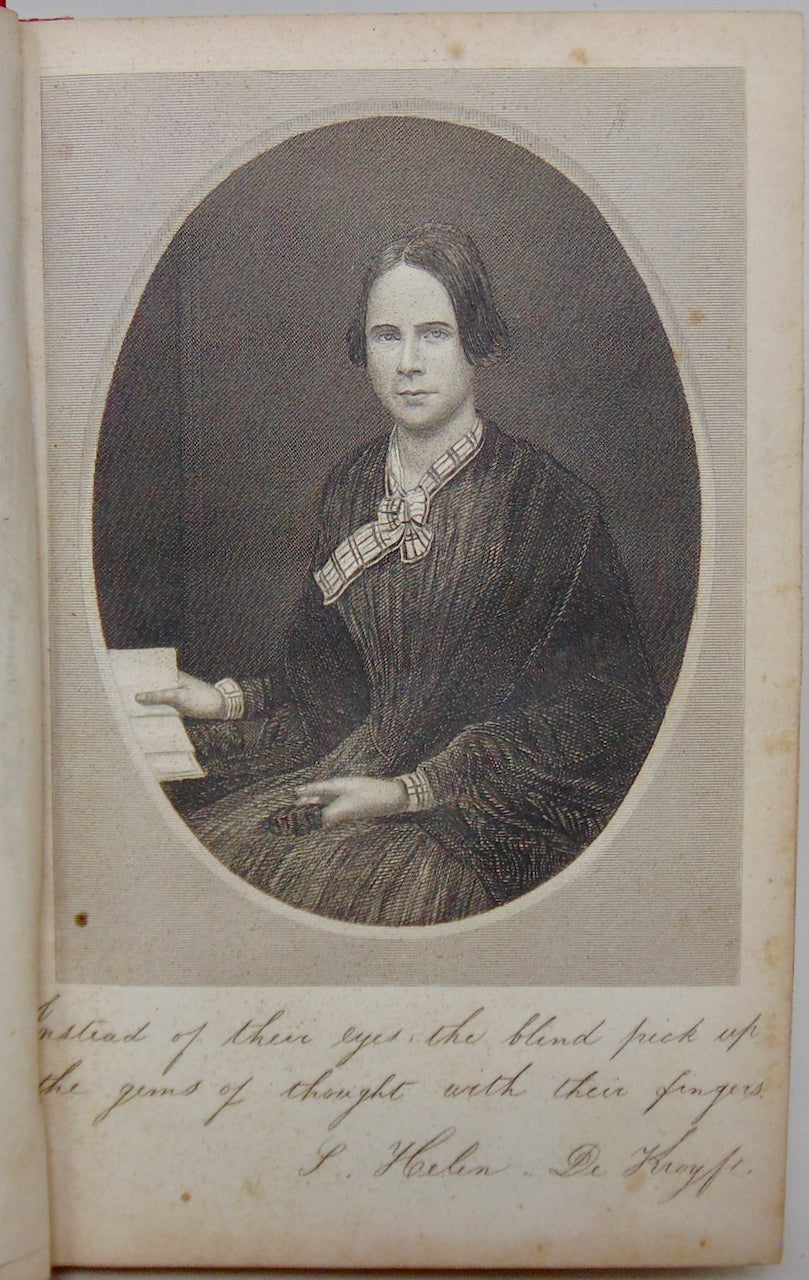 1858 Writings of a Blind Young Woman, Sarah Helen DeKroyft