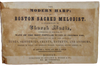 The Modern Harp: or Boston Sacred Melodist 1848 oblong tunebook