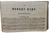 The Modern Harp: or Boston Sacred Melodist 1848 oblong tunebook